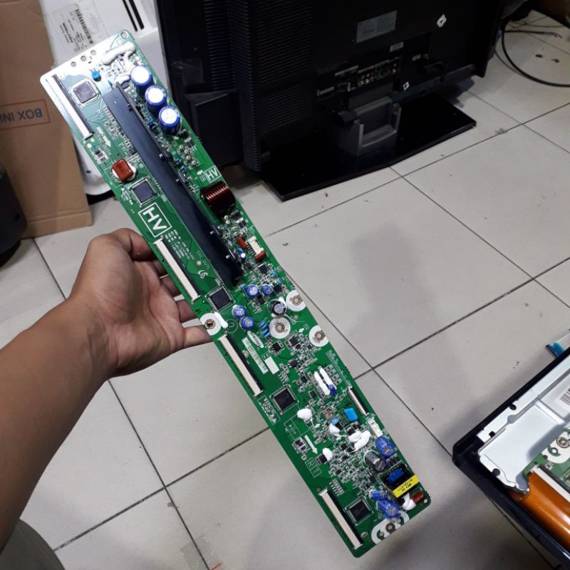 samsung 43H4000 kondisi bekas y main plasma PS43H4000 Ymain Tv Plasma Samsung 43H4000