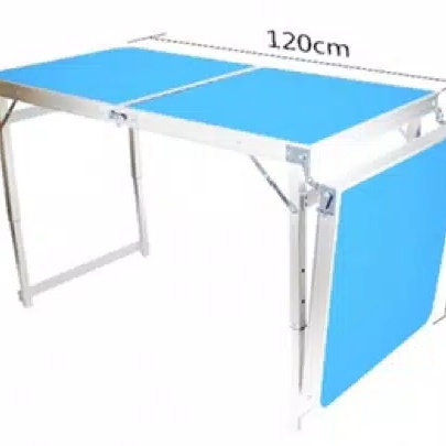 Sale Meja Lipat Koper 60 Cm X 180 Cm Dengan 3 Fariasi Ketinggian - Putih