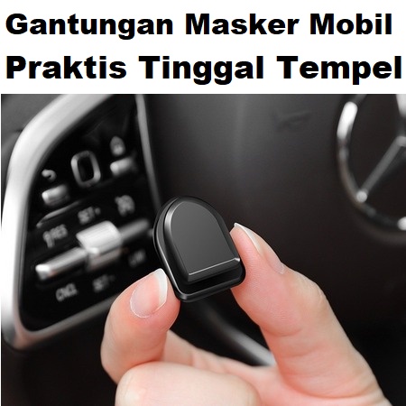 Gantungan Masker Mobil Tempat Gantung Barang Tempel Dasboard Car Holder Hook