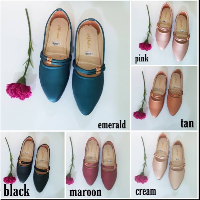 Sepatu cantik alas karet