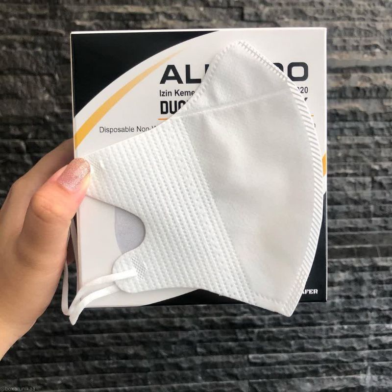 Duckbill Garis Alkindo Putih