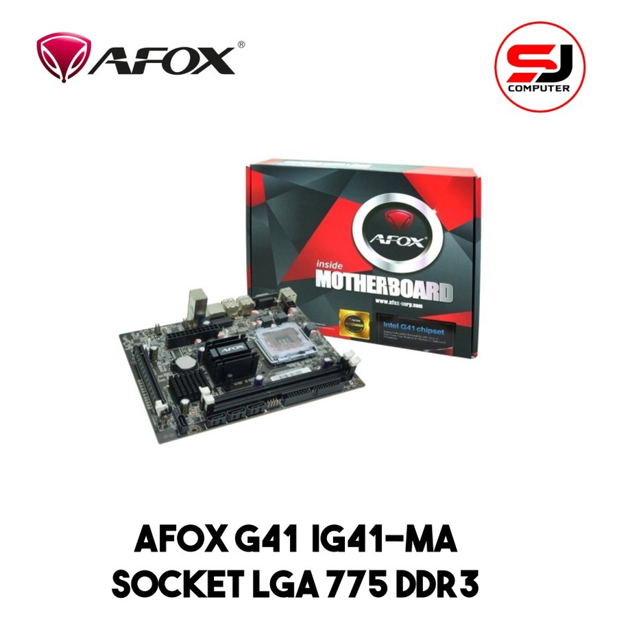 Motherboard Afox G41 MA6 (LGA 775, G41, DDR3)