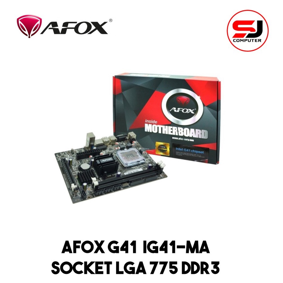 Motherboard Afox G41 MA6 (LGA 775, G41, DDR3)