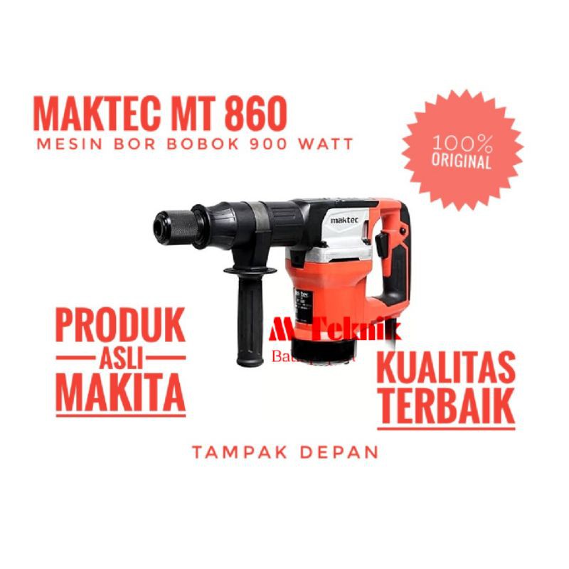 Mesin bor bobok beton Maktec MT 860 demolition jack hammer drill mt860