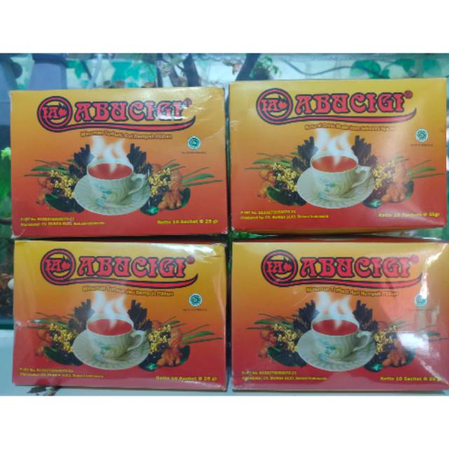 

Minuman Herbal ABU CIGI. Kaya akan rempah2 pilihan.!!