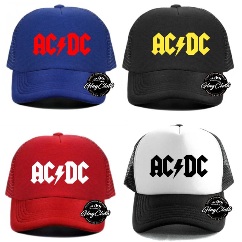 Topi ACDC - Topi Trucker ACDC Band