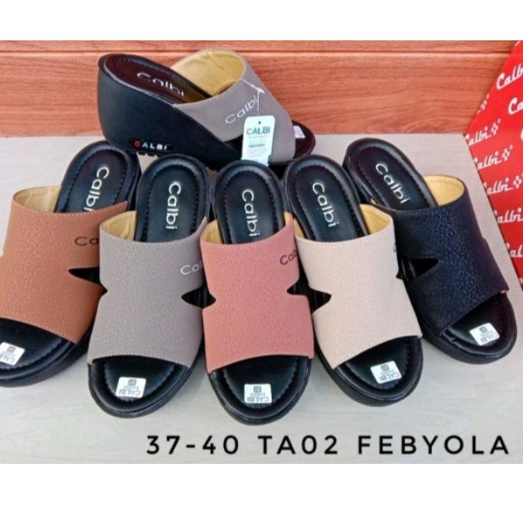 {IT.29My22ᵀ} SANDAL WANITA CALBI MODEL/SANDAL WEDGES CALBI MURAH