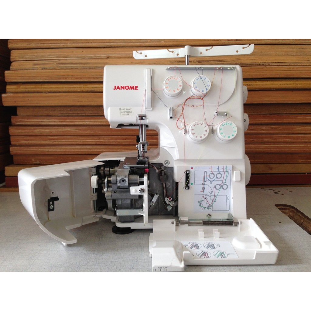 JANOME 8002D Mesin Jahit Obras Neci