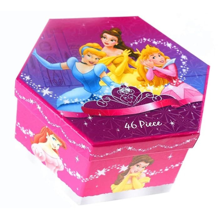 

me113 Crayon set Princess 4in1 segi 6 enam 46pcs 46 pcs art set warna