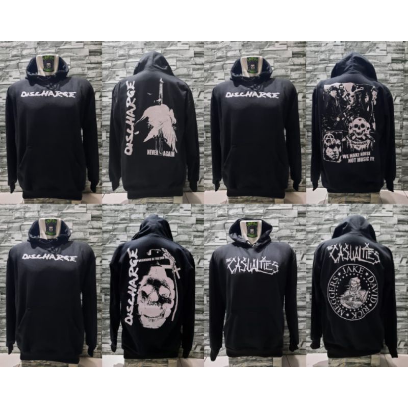 SWEATER HOODIE BAND PUNK