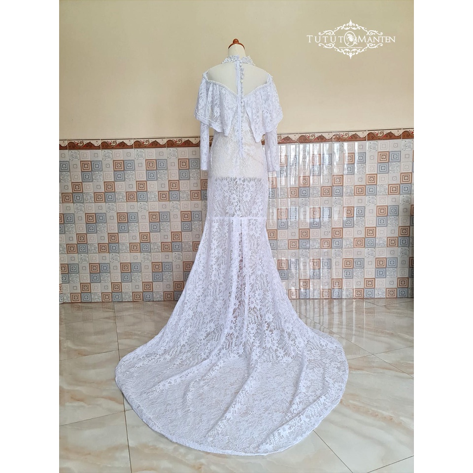 Kebaya Pengantin Renda Broklat