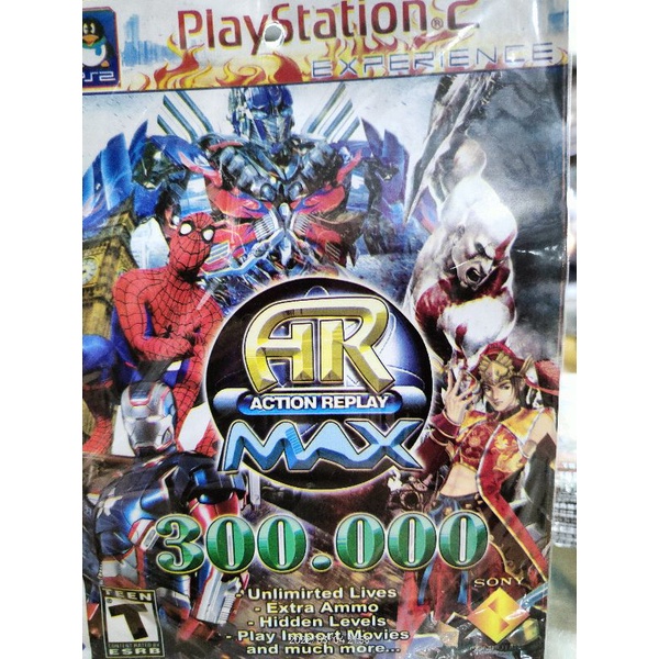 Kaset PS2 gameshark ar max 300.000
