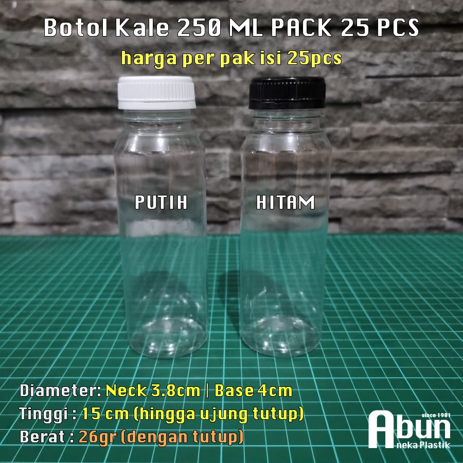 Jual Botol Plastik Tebal Ml Kale Pcs Indonesia Shopee Indonesia