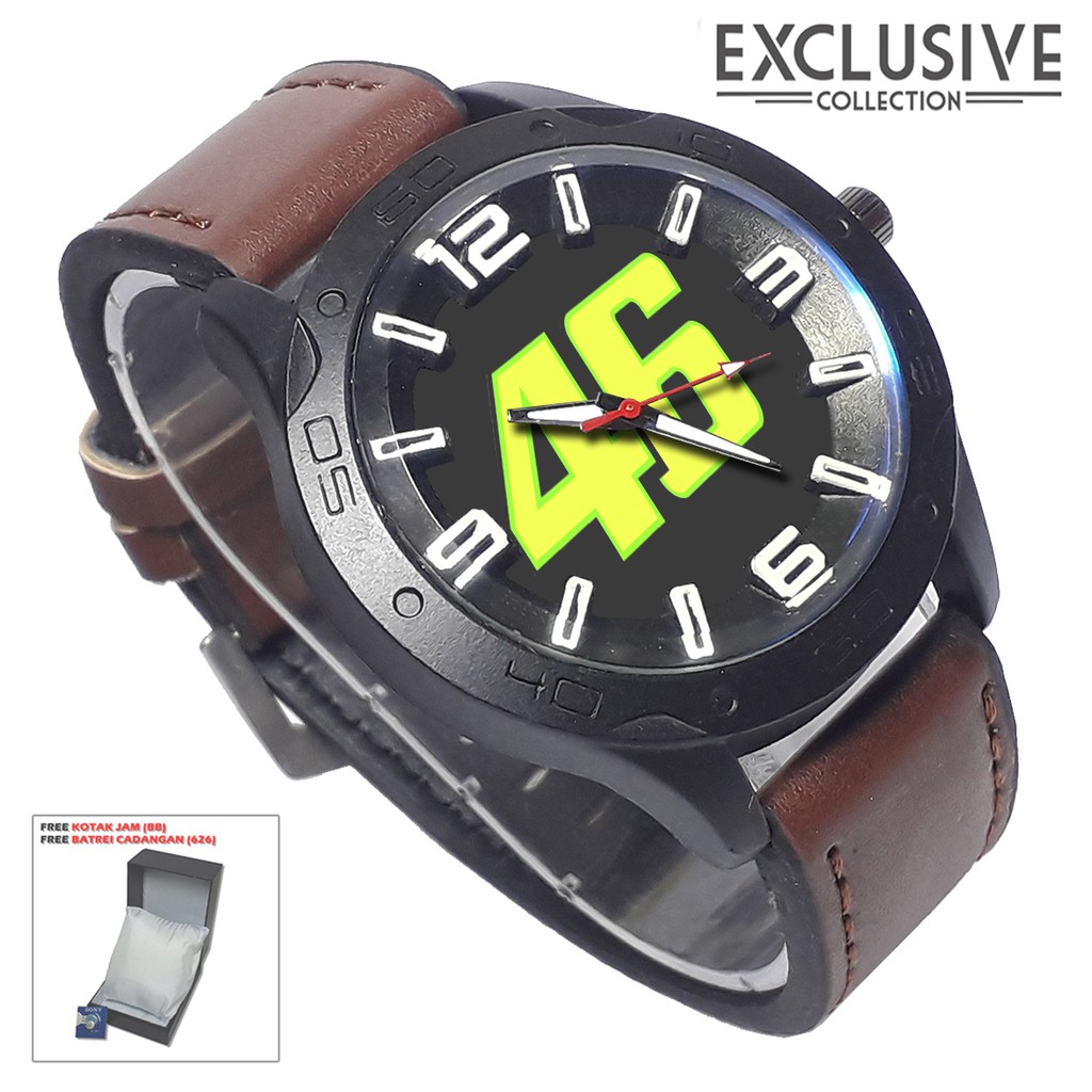 Jam tangan VALENTINO ROSSI 46 Kalep Coklat (Exclusive)