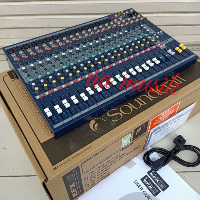 MIXER SOUNDCRAFT EFX16 EFFECT LEXICON EFX 16