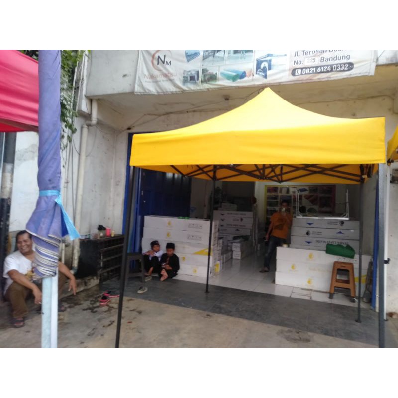Tenda bazar 2x2 warna kuning