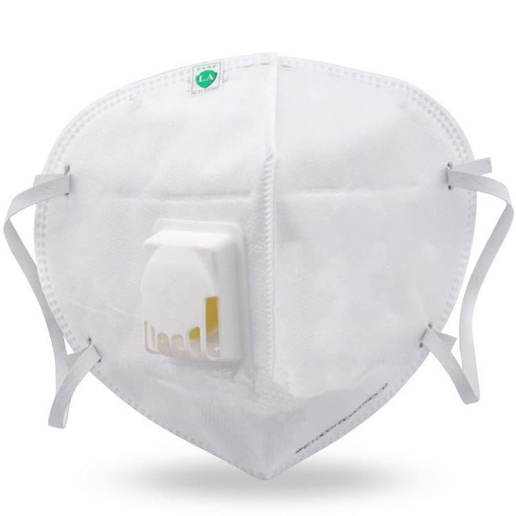 3D Masker Filter Udara Anti Polusi Respirator N95 - 9001V - White