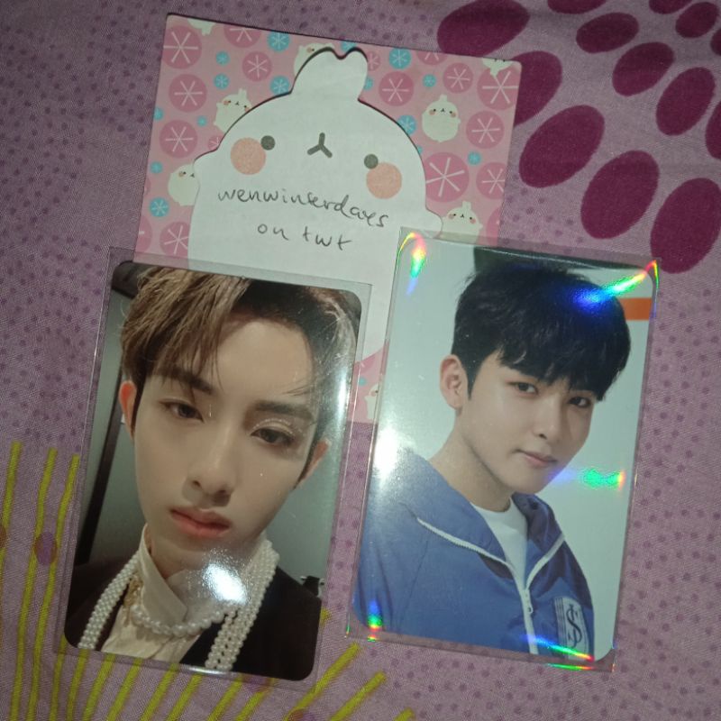 NCT PHOTOCARD WINWIN KICK BACK TAEIL MINHO SHINEE SUPER JUNIOR RYEOWOOK SUJU PUNCH AR TAEYONG SUNGCH