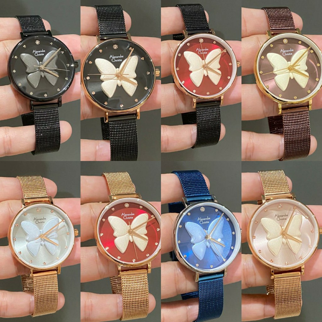 ALEXANDRE CHRISTIE WANITA AC 2850 AC2850 LHB ROSEGOLD JAM ORIGINAL ORI