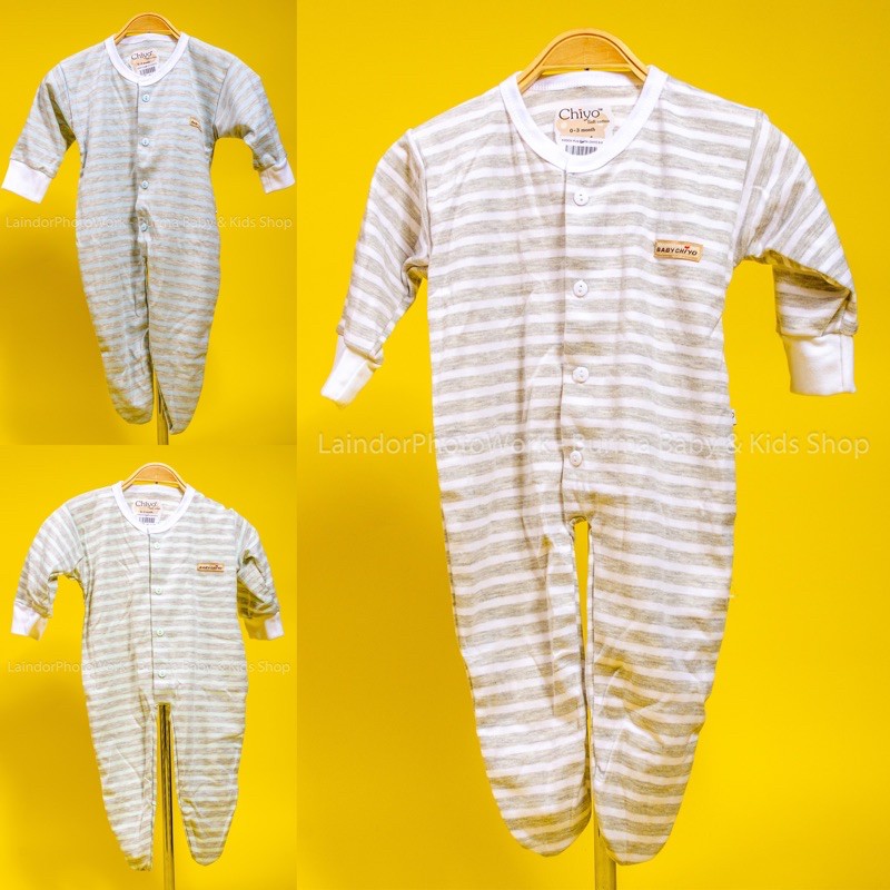 CHIYO BABY SLEEPSUIT - BAJU KODOK PANJANG 0-3 BULAN | baju bayi