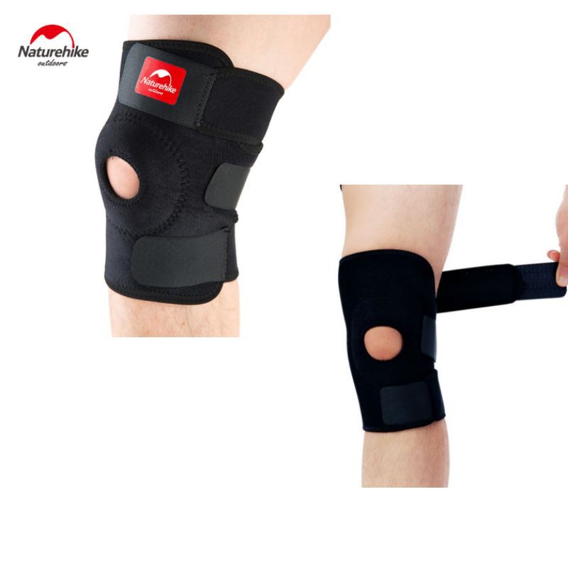 Naturhike adjustable kneepad pelindung lutut cedera Size M