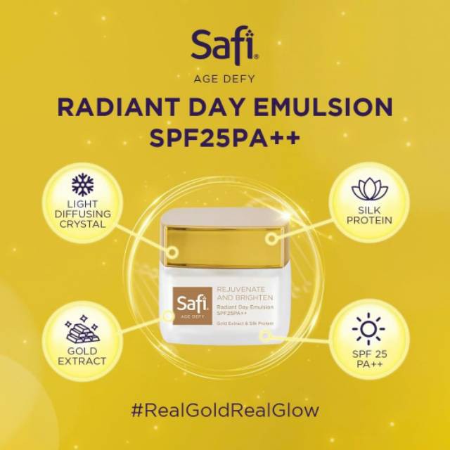 SAFI Age Defy Radiant Day Emulsion SPF 25 PA++ - 40gr