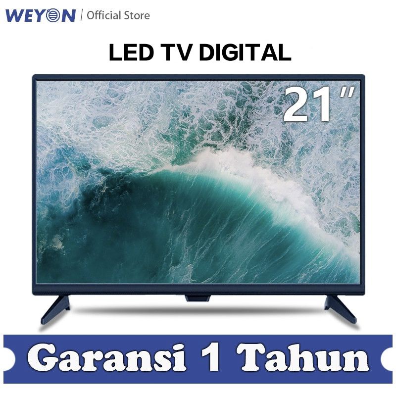 SUPER PROMO TV LED DIGITAL 21 INCH SUPPORT USB-HDMI-VGA-AV-DC