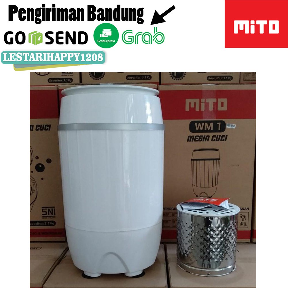 Mesin cuci portable mini mito 3.5 kg mito wm1 garansi resmi