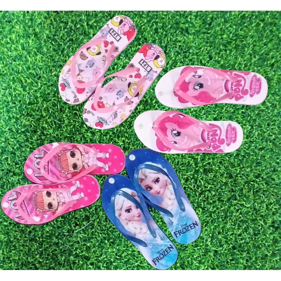 Sandal Jepit Sandal Anak Perempuan Motif Terbaru Animasi