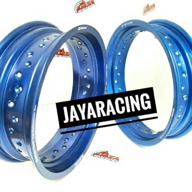 Velg blue biru ring 14 Tapak lebar 350 300 mdl Tk depan belakang