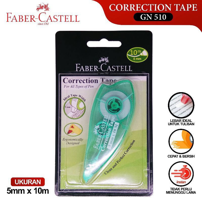 

[FABER CASTELL] Tip-Ex Correction Tape GN-510