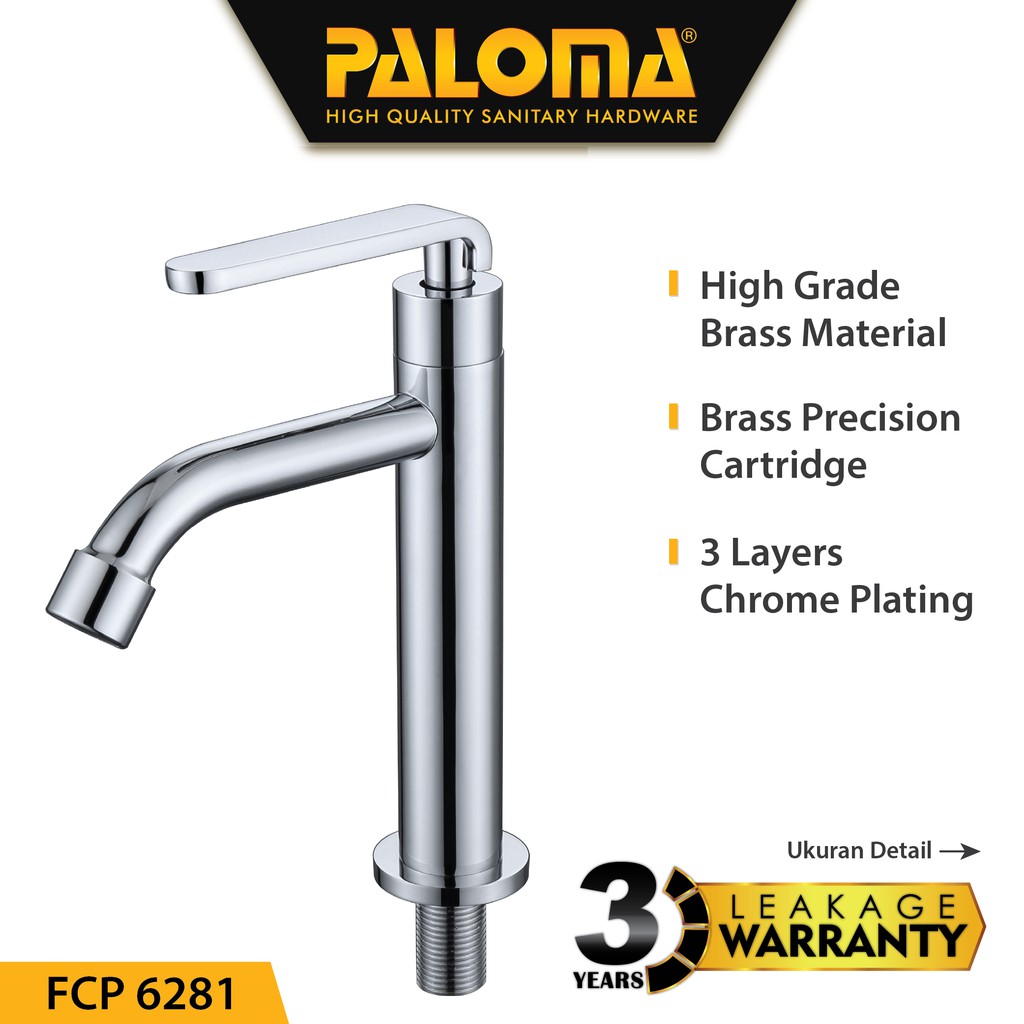 PALOMA FCP 6281 Keran Wastafel Kran Kithen Dapur Keran Cuci Piring Kran Air Sink Keran Cuci Tangan B