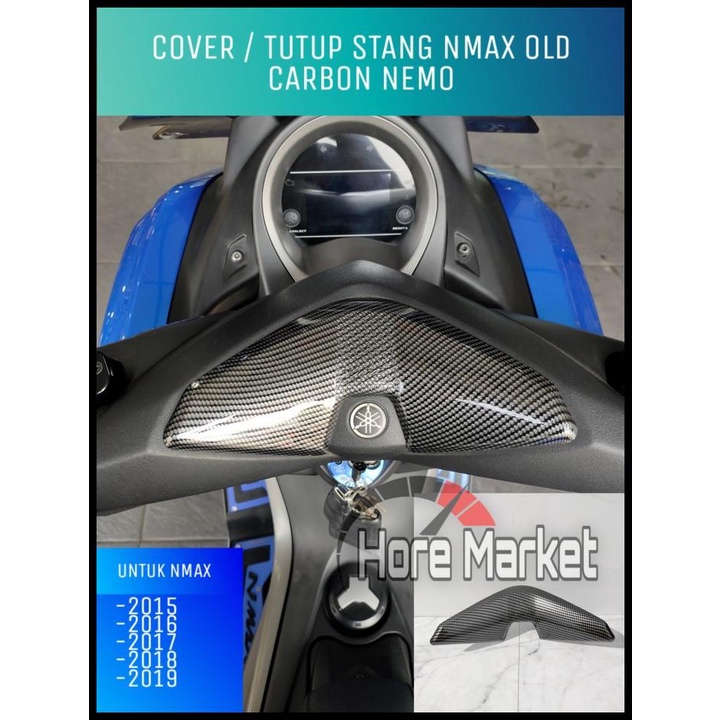 Cover Stang Nmax Carbon Nemo Tutup Stang Nmax Carbon 2015 2016 2017