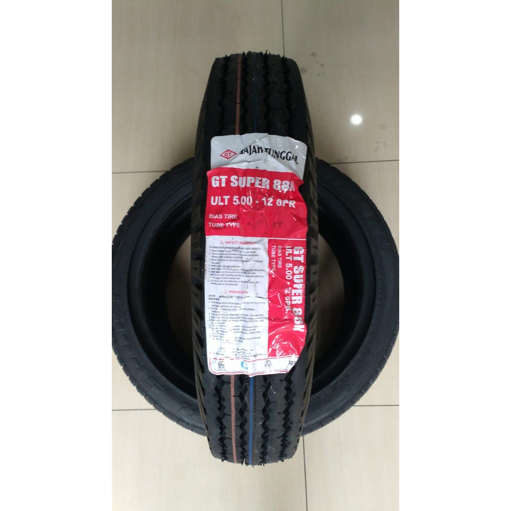 Ban Mobil GT Super 500-12 8PR Untuk Hijet 100 Carry Ukuran 5.00 R12