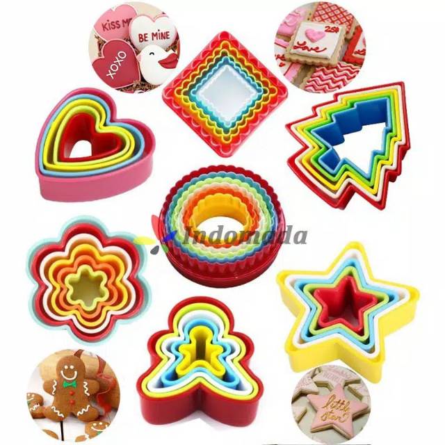 Cookies Cutter Ring Cutter | Biskuit Cutter Cetakan Bento Baking Tool Dekorasi Cetakan Kue Donat