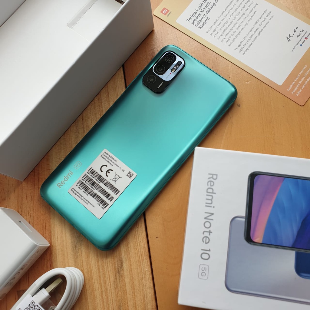 XIAOMI REDMI NOTE 10 5G SECOND 4/128 & 8/128GB HANDPHONE SECOND HP SEKEN HP BEKAS HP MURAH