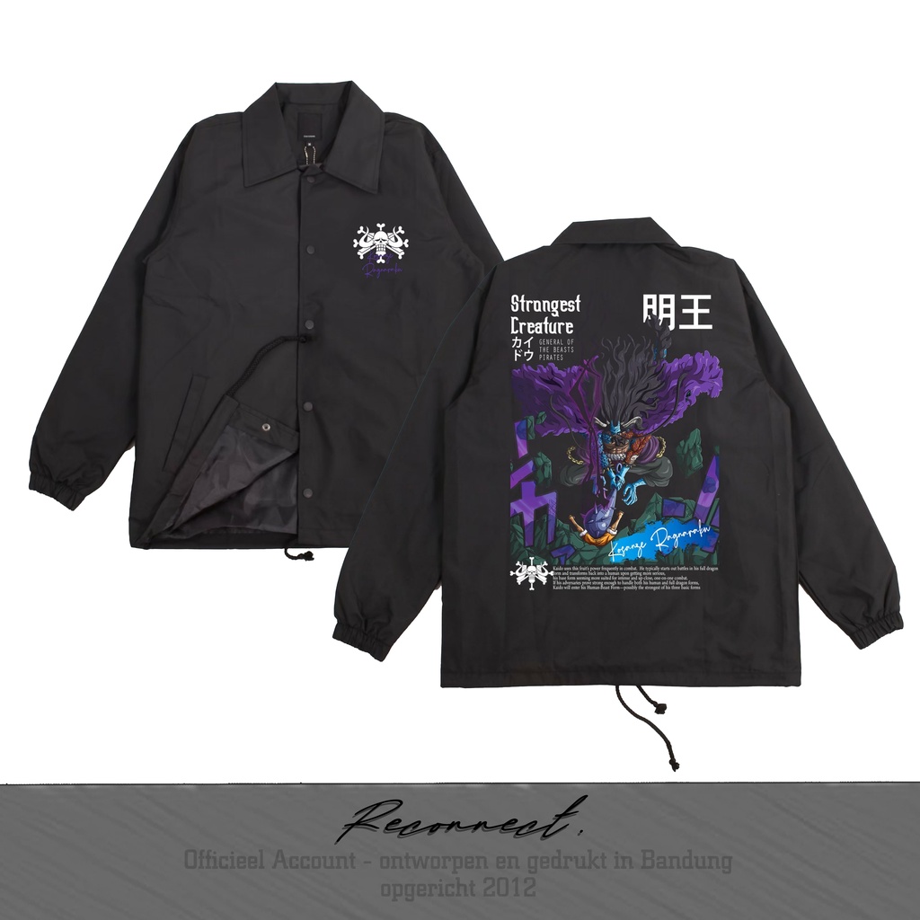 Reconnect Coach Jacket One Piece Yonkou Kaido Hybrid Mode - Unisex Pria Wanita