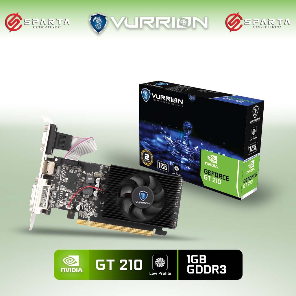 VGA Nvidia Geforce GT 210 1GB GDDR3 Vurrion New Garansi Resmi