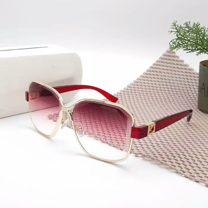 termurah - kacamata syahrini swarovski K26068 kotak - kacamata wanita swarovski