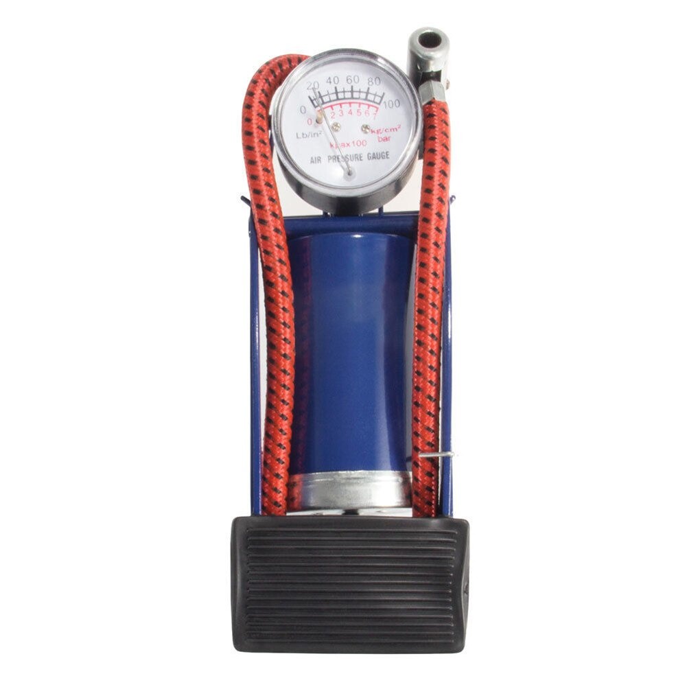 [BISA COD] High Pressure Foot pump Pompa Angin Injak Gas Ban Mobil Motor Sepeda