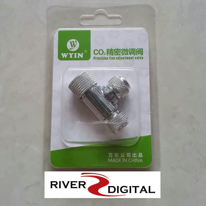 Aquascape Wyin Co2 Regulator Needle Valve Kran DIY