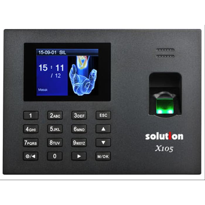 Solution X-105  Finger Print x105 fingerprint Mesin Absensi Sidik Jari LAN USB tcp ip ethernet rj45 