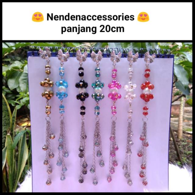 Bros dagu panjang/bros dagu kristal/bros dagu hijab