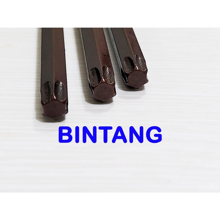 T45 KUNCI L BINTANG EXTRA PANJANG magnet tanpa lubang LIPPRO 163-T45