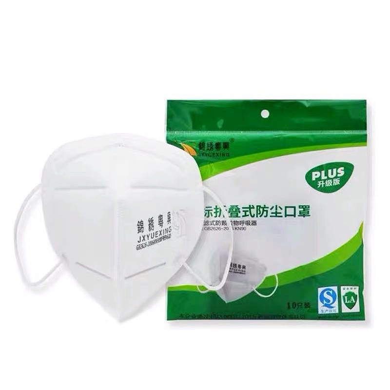 Masker KN90 Masker Pernapasan Particulate Respirator, Masker KN90 jxyuexing Per 1 Pcs