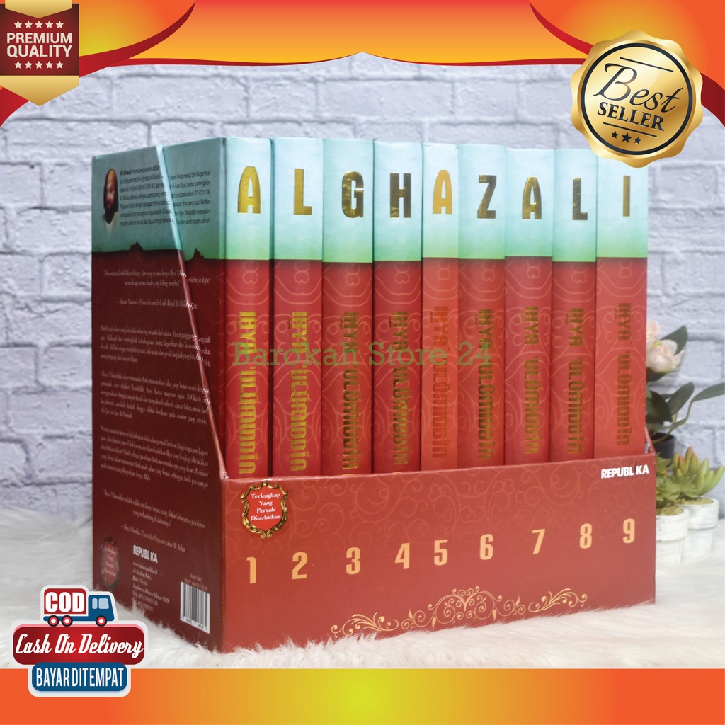 ORI & SEGEL - Ihya Ulumuddin Ulumiddin 1 Sampai 9 Jilid Lengkap Penerbit Republika - Imam Al-Ghazali