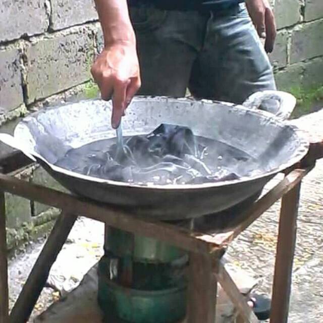 

Ongkos tambahan ngasih warna hitam pada jaring