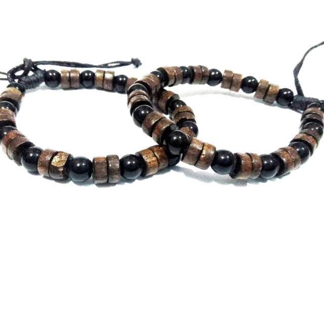 Paket Sepasang (Dapat 2 Buah) Gelang Beads Ethnic | Handmade Bracelet Etnik