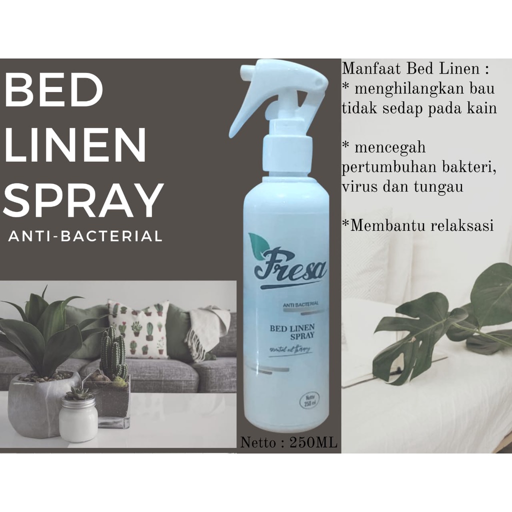 Jual Bed Linen Spray Fresa Linen Spray Anti Bacterial & Virus