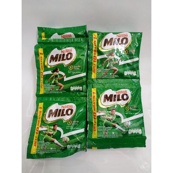 

Milo sachet 1renteng isi 10sachet @22gr